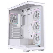 CAJA ATX SEMITORRE EINAREX S700 RGB 4 FANS BLANCA