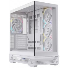 CAJA ATX SEMITORRE EINAREX S800 RGB 4 FANS BLANCA