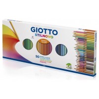 GIOTTO STILNOVO CAJA 50 LAPICEROS + SACAPUNTAS GIOTTO F257300 (Espera 4 dias)