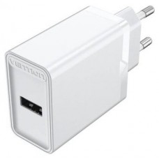 CARGADOR PARED 12W USB-A 2.4A BLANCO VENTION (Espera 4 dias)