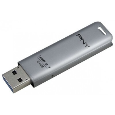 PNY USB Elite Steel 3.1 64GB / Lectura 80Mb/s