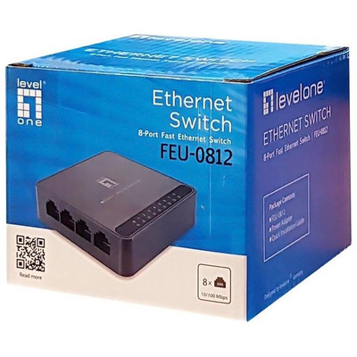 SWITCH NO GESTIONABLE LEVELONE FEU-0812 8P 8x10/100 SWITCH NO GESTIONABLE LEVELONE FEU-0812 8P 8x10/100