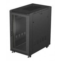 ARMARIO LANBERG RACK 19" 22U 600X1000 FLAT PACK PUERTA PERFORADA NEGRO ARMARIO LANBERG RACK 19" 22U 600X1000 FLAT PACK PUERTA PERFORADA NEGRO