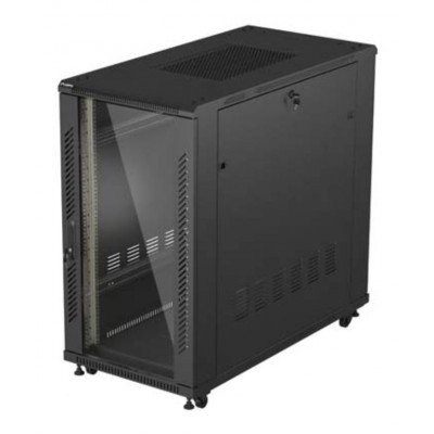 ARMARIO LANBERG RACK 19" 22U 600X1200 FLAT PACK PUERTA CRISTAL NEGRO ARMARIO LANBERG RACK 19" 22U 600X1200 FLAT PACK PUERTA CRISTAL NEGRO
