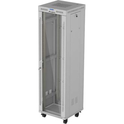 ARMARIO RACK LANBERG 19" 42U 600X600 CON LCD PUERTA DE CRISTAL FLAT PACK GRIS ARMARIO RACK LANBERG 19" 42U 600X600 CON LCD PUERTA DE CRISTAL FLAT PACK GRIS