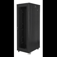 ARMARIO LANBERG RACK 19" 42U 800X1000 FLAT PACK PUERTA PERFORADA NEGRO