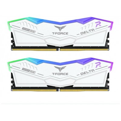 DDR5 TEAMGROUP T-FORCE DELTA RGB 16GB X2 6400 BLANCO