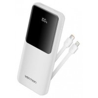 POWER BANK 10000mAh 22.5W + CABLE USB-C/LIGHTNING BLANCO VENTION (Espera 4 dias)