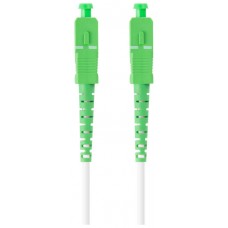 CABLE DE FIBRAOPTICA LANBERG 2.5M MONO SC/APC-SC/APC SIMPLEX G657A2 LSZH BLANC