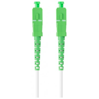 CABLE DE FIBRAOPTICA LANBERG 2.5M MONO SC/APC-SC/APC SIMPLEX G657A2 LSZH BLANC