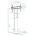 SOPORTE DE SUELO CON PEANA TOOQ FS2288M-B PANTALLA