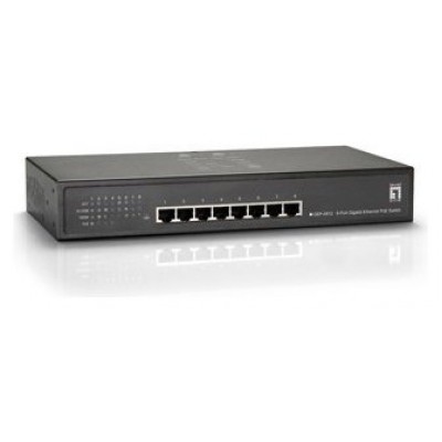 SWITCH LEVEL ONE NO GESTION 8P 10/100/1000 4 P POE