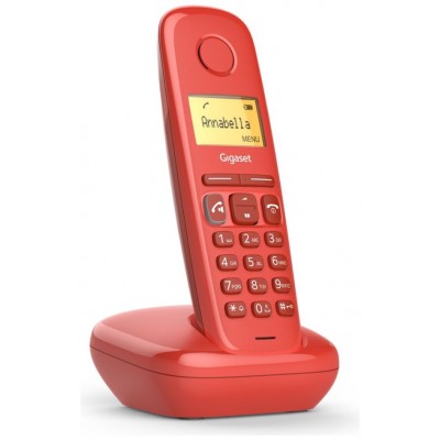 TELEFONO FIJO GIGASET A270 INALAMBRICO ROJO