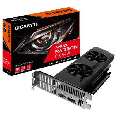 Gigabyte VGA AMD RX 6400 D6 LOW PROFILE 4G