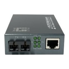 CONVERSOR DE MEDIOS GIGABIT LEVELONE RJ45 A SC, PoE CONVERSOR DE MEDIOS GIGABIT LEVELONE RJ45 A SC, PoE