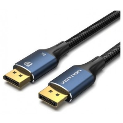 CABLE DISPLAYPORT 1.4 8K DP/M-DP/M TRENZADO 1.5 M AZUL VENTION (Espera 4 dias)