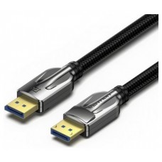 CABLE DISPLAYPORT 2.1 16K DP/M-DP/M TRENZADO 3 M NEGRO VENTION (Espera 4 dias)