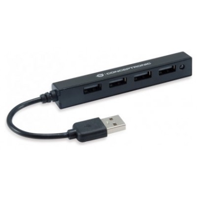 HUB USB 2.0 CONCEPTRONIC HUBBIES05B A 4xUSB-A 2.0