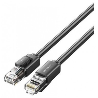 CABLE DE RED LATIGUILLO RJ45 UTP CAT6 AWG26 8 M NEGRO VENTION (Espera 4 dias)
