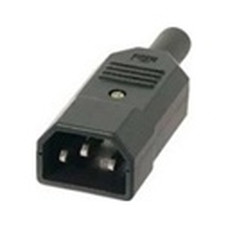 2LAN Conector IEC320 C14 Macho Recto 2LAN Conector IEC320 C14 Macho Recto