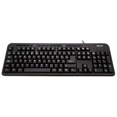 iggual Teclado multimedia CK-BASIC-120T negro