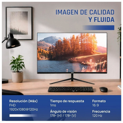 iggual Monitor 27" IPS 1ms FHD 120Hz VGA HDMI MM iggual Monitor 27" IPS 1ms FHD 120Hz VGA HDMI MM