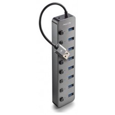 HUB USB 3.0  NGS CON 8 PUERTOS CON INTERRUPTOR