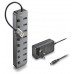 HUB USB 3.0  NGS CON 8 PUERTOS CON INTERRUPTOR