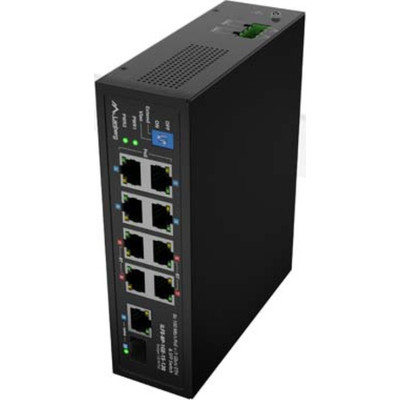 SWITCH LANBERG INDUSTRIAL POE 4XBT 4XAT SFP/ETH DIN FAST ETHERNET SIN GESTION