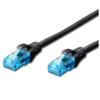 CABLE RED EWENT CAT 5E UTP DE 5M NEGRO