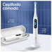 CEPILLO DENTAL BRAUN ORAL-B IO 8N ESTUCHE DE VIAJE 1 REPUESTO BLANCO