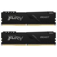 DDR4 KINGSTON 2x 32GB 3600 FURY BEAST NEGRO