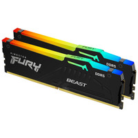 Kingston Technology FURY Beast 64GB 5600MT/s DDR5 CL36 DIMM (Kits de 2) RGB (Espera 4 dias) Kingston Technology FURY Beast 64GB 5600MT/s DDR5 CL36 DIMM (Kits de 2) RGB (Espera 4 dias)