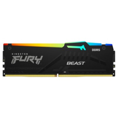 MODULO DDR5 16GB 5600MHZ KINGSTON FURY BEAST RGB (Espera 4 dias)