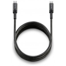 CABLE USB-C A USB-C 2 M KNOT 65W-2 NEGRO NGS (Espera 4 dias)