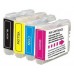 BROTHER Pack de 4 cartuchos de tinta negro, cian, magenta y amarillo DCP-J552dw MFC-J470dw