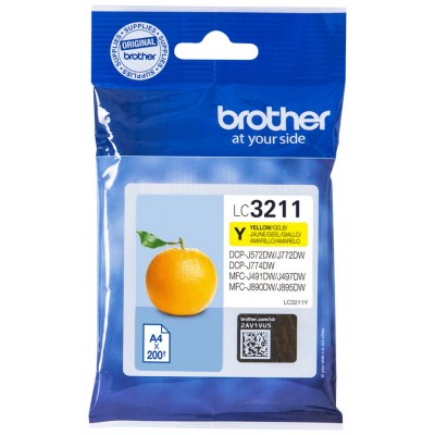 BROTHER Cartucho tinta  Amarillo LC3211Y