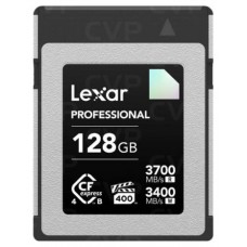 LEXAR 128GB PROFESSIONAL CFEXPRESS 4.0 TYPE-B CARD, UP TO 3700MB/S READ 3400MB/S WRITE. VPG 400 (Espera 4 dias)
