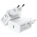 CARGADOR DE PARED LEOTEC USB C 20W 3.0 5V3A 9V2,22A 12V1,67A BLANCO