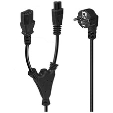 Lindy 30047 cable de transmisi&oacute;n Negro C13 acoplador C5 acoplador (Espera 4 dias)