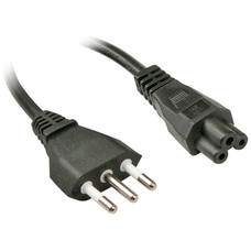 Lindy 2m, CEI23-16-VII - IEC 320 C5 Negro C5 acoplador (Espera 4 dias) Lindy 2m, CEI23-16-VII - IEC 320 C5 Negro C5 acoplador (Espera 4 dias)