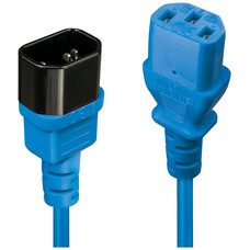 Lindy 30471 cable de transmisión Negro, Azul 1 m C14 acoplador C13 acoplador (Espera 4 dias) Lindy 30471 cable de transmisión Negro, Azul 1 m C14 acoplador C13 acoplador (Espera 4 dias)