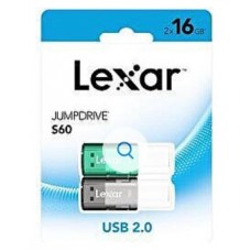 LEXAR 2X16GB PACK JUMPDRIVE S60 USB2.0 FLASH DRIVE (Espera 4 dias)