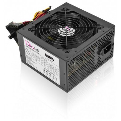 FUENTE DE ALIMENTACION ATX 500W L-LINK + CABLE ALIMENTACION