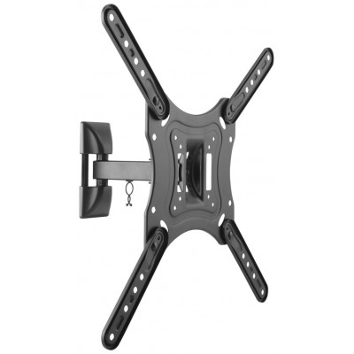 SOPORTE MONITOR/TV 23-55 GIRA/INCLI (2 PIVOTES) NEGRO