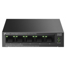 SWITCH NO GESTIONABLE TP-LINK LS105GP LITEWAVE 5P GIGA