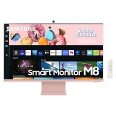 Samsung S32BM80PUU 81,3 cm (32") 3840 x 2160 Pixeles 4K Ultra HD Rosa, Blanco (Espera 4 dias)