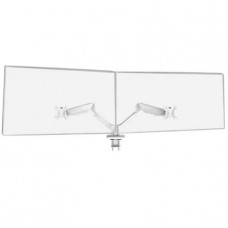 SOPORTE MONITOR DUAL ARTICULABLE 32"" BLANCO MARM PRO 2 MARS GAMING (Espera 4 dias)