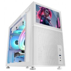 CAJA MINITORRE MICROATX MCLCD BLANCO MARS GAMING (Espera 4 dias)