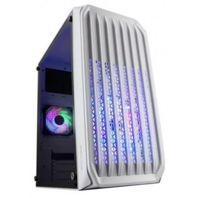 CAJA MICROATX GAMING MARS GAMING MC-S2 WHITE FRONTAL